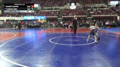 66 lbs Cons. Round 3 - Bjorn Chaffin, Heights Wrestling Club vs Connor Abel, Worland Wrestling Club