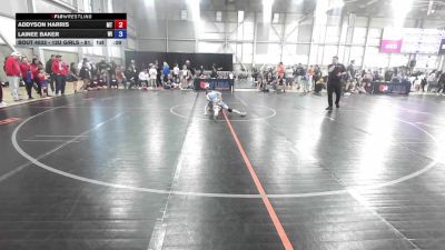 12U Girls - 81 lbs Champ. Round 1 - Quinn Barnett, WA vs Kamryn Neste, HI