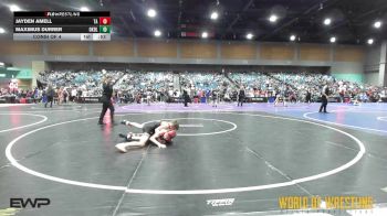 88 lbs Consi Of 4 - Jayden Amell, Team Aggression vs Maximus Durrer, Oakdale