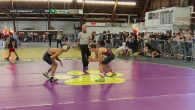 125 lbs Round Of 16 - Dino Demarzio, New York Military Academy vs Alex Hernandez, Barn Brothers