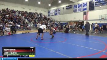 160 lbs Champ. Round 2 - Aiden Equihua, Vista Murrieta High School vs Sebastian Liu, Arnold O Beckman