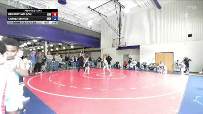 77 lbs Rr Rnd 1 - Bentley Melson, Circle Training Center Wrestling vs Carter Bange, Backyard Bullies Wrestling Club