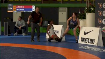 62 kg Kayla Miracle, USA vs Aminat Adeniyi, NGR