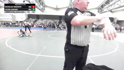 128-H lbs Consi Of 32 #1 - Nicholas Sneddon, Spazz Wrestling vs Jacob Lamaide, North Hills