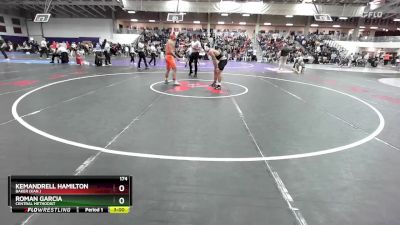 174 lbs Cons. Round 2 - Kemandrell Hamilton, Baker (Kan.) vs Roman Garcia, Central Methodist