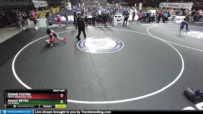 78 lbs Champ. Round 1 - Shane Foster, Tracy Wrestling Club vs Isaiah Reyes, California