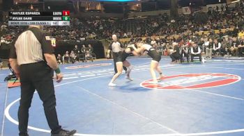 145 Class 1 lbs Cons. Round 3 - Rylee Dare, Owensville vs Haylee Esparza, El Dorado Springs
