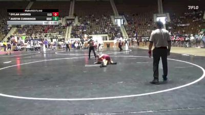 5A 126 lbs Semifinal - Austin Cummings, Montevallo vs Dylan Andres, Elmore County School