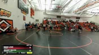 150B Round 5 - Reese Lowe, Powell vs Brodey Wilcox, Natrona County