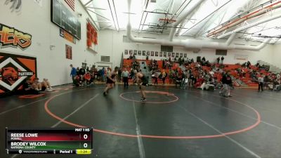 150B Round 5 - Reese Lowe, Powell vs Brodey Wilcox, Natrona County