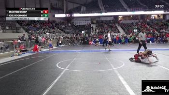 52 lbs Cons. Round 2 - Joel Doornbos, Iron Grapplers vs Traxton Sharp, Fort Scott