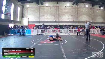 Quarterfinal - Renice Gonzalez, Colony vs Makayla Fascinato, Oak Hills