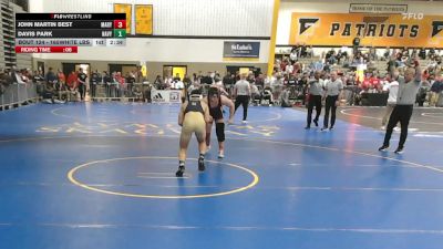 165White lbs Final - John Martin Best, Maryland vs Davis Park, Navy