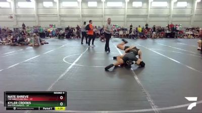 160 lbs Round 4 (6 Team) - Nate Shreve, The Wrestling Mill vs Kyler Crooks, Dayton Bandits