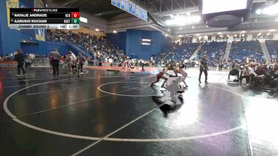 100 lbs Champ. Round 3 - Natalie Andrade, Hunterdon Central Regional vs Aarushi Kochar, Oakton