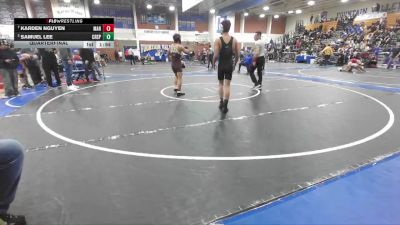 113 lbs Quarterfinal - Karden Nguyen, Marina vs Samuel Lee, Crespi