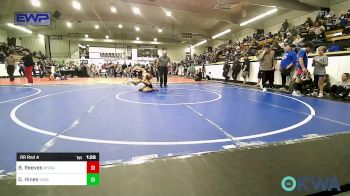 84 lbs Rr Rnd 4 - Brayden Reeves, Wyandotte Youth Wrestling vs Gage Hines, Vian Wrestling Club