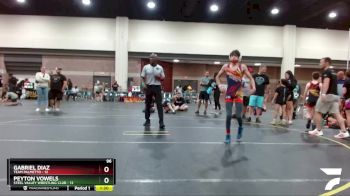 96 lbs Semis & 1st Wrestleback (8 Team) - Peyton Vowels, Steel Valley Wrestling Club vs Gabriel Diaz, Team Palmetto
