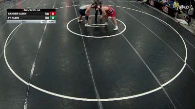 285 lbs Quarterfinals (8 Team) - Xander Albin, Plainview vs Ty Klein, Central Valley
