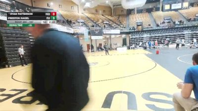 197 lbs Cons. Semi - Preston Hagel, Pratt CC vs Ryan Patterson, Fort Hays State