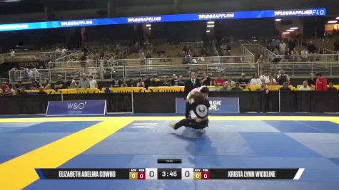 Krista Lynn Wickline vs Elizabeth Adelma Cowns 2025 Pan Kids Jiu-Jitsu IBJJF Championship