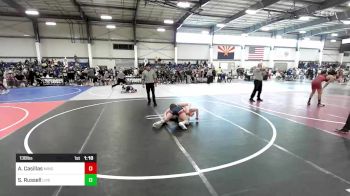 138 lbs Round Of 32 - Angel Casillas, Mingus Mountain WC vs Sabian Russell, Live Training