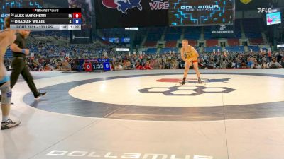 120 lbs Cons. Sub-rd Of 16 - Alex Marchetti, PA vs Obadiah Willis, IL