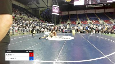 175 lbs Rnd Of 128 - Cristian Gioia, NJ vs Everett Joyce, KS