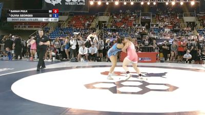 170 lbs Cons. Semis - Sarah Pulk, Minnesota vs Olivia Georges, New Jersey