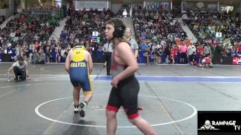 150 lbs Champ. Round 1 - Kowen Davis, Jayhawk Wrestling vs Calvin Messer, Council Grove