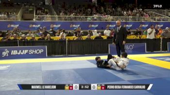 Pedro Deiga Fernandes Carvalho vs Maxwell Le Harelson 2026 Pan Kids Jiu-Jitsu IBJJF Championship