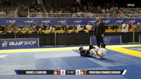 Pedro Deiga Fernandes Carvalho vs Maxwell Le Harelson 2026 Pan Kids Jiu-Jitsu IBJJF Championship