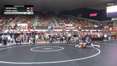 106 lbs Quarterfinal - Keyen Taplin, Abilene Hs vs Harry Langill, Seneca-Nemaha Central Hs