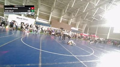 54 lbs Cons. Round 4 - Braxton Daves, Southwest Hammers vs Jase Imlay, Iron County Wrestling Academy