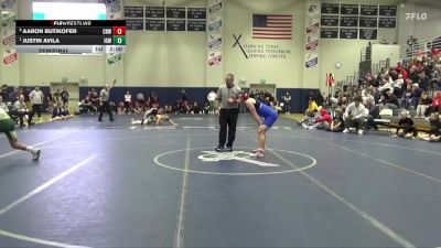 150 lbs Semifinal - Justin Avila, Iowa City, West vs Aaron Butikofer, Cedar Rapids Washington