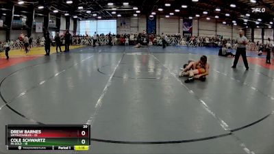 110 lbs Rd# 8- 12:30pm Saturday Final Pool - Cole Schwartz, PA Gold vs Drew Barnes, Untouchables