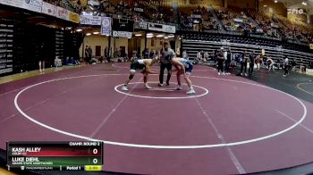 165 lbs Champ. Round 2 - Luke Diehl, Adams State Unattached vs Kash Alley, Colby CC