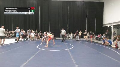 130 lbs Round 4 (6 Team) - Liam McGuigan, Steller Trained Embo vs Parker Porta, Dirty Jersey