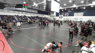 120 lbs Quarterfinal - Carson Davies, Esperanza vs Aaron Contreras, West Covina