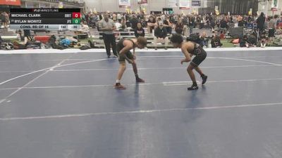126 lbs Cons. Rd Of 16 - Rylan Moritz, Jack Pine Savage vs Michael Clark, Dragon RTC