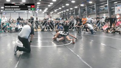 92 lbs Round 4 (2:15pm Saturday) - Regan Kinneman, POWA vs Brooklyn Murray, NEWHALE