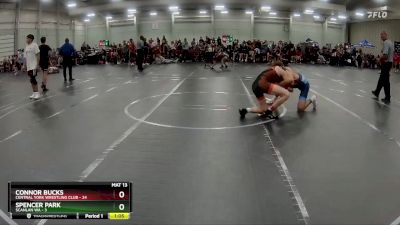 132 lbs Round 4 (8 Team) - Connor Bucks, Central York Wrestling Club vs Spencer Park, Scanlan WA