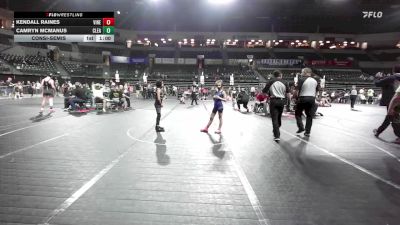 65 lbs Consolation - Kendall Raines, Vineland vs Camryn McManus, Clearview