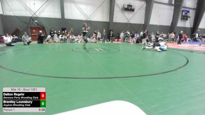 126 lbs Semis - Dalton Regehr, Bonners Ferry Wrestling Club vs Brantley Lounsbury, Asylum Wrestling Club