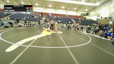 80 lbs Round 2 (4 Team) - Ezra Harris, Sanderson Wrestling Academy vs Ty Minor, Champions