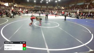 90 lbs Quarterfinal - Payson Attebury, Team Grand Valley Elite vs Nakoah Lehi, Hidden Springs Wolves