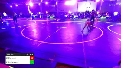 53 lbs Final - Kyan Keys, Millard South WC vs Kruz Lathrum, The Best Wrestler