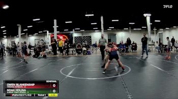 80 lbs Semis (4 Team) - Noah Molina, Junior Terps Xpress vs Owen Blankenship, Virginia Patriots