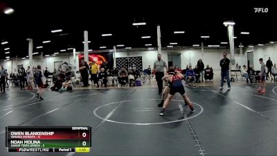 80 lbs Semis (4 Team) - Noah Molina, Junior Terps Xpress vs Owen Blankenship, Virginia Patriots