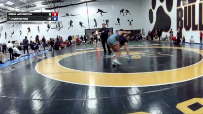 117 A Cons. Round 4 - Jaden Evans, Lindsey Wilson University vs Jenna Anderson, Presbyterian College